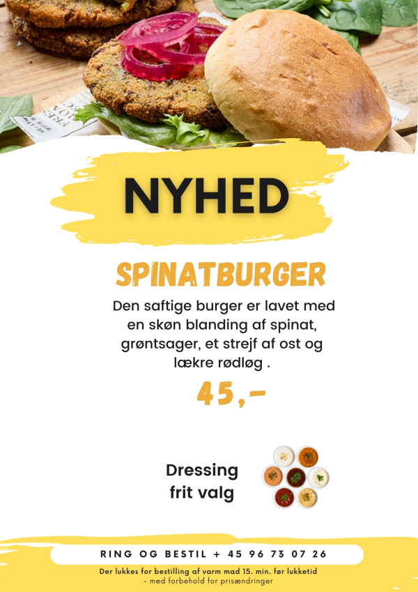 blokhus badecafe spinatburger