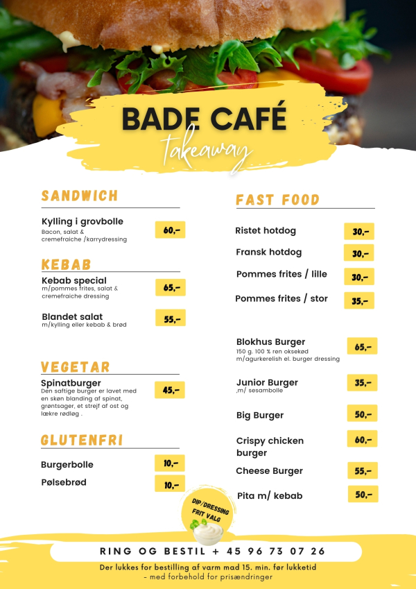 blokhus badecage menu 1