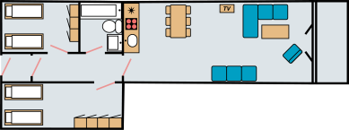 Plantegning Type 13 b og 14 b